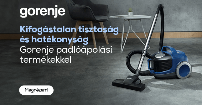Kifogástalan tisztaság és hatékonyság Gorenje padlóápolási termékekkel