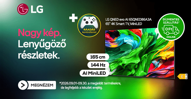 Nagy kép. Lenyűgöző részletek. LG
