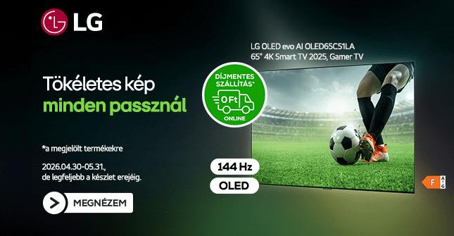 Tökéletes kép minden passznál – LG televíziók
