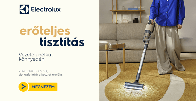 Erőteljes tisztítás, vezeték nélkül könnyen.