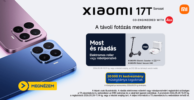 Xiaomi 17T sorozat a távoli fotózás mestere megérkezett!