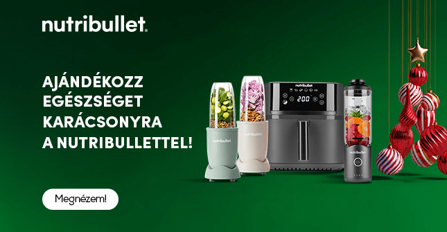 Ajándékozz egészséget Karácsonyra a Nutribullettel!