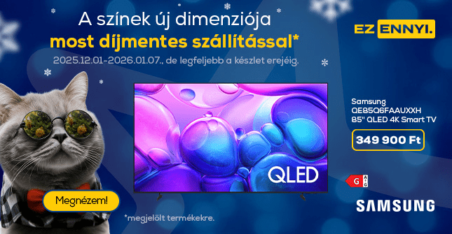 A színek új dimenziója - most díjmentes szállítással*