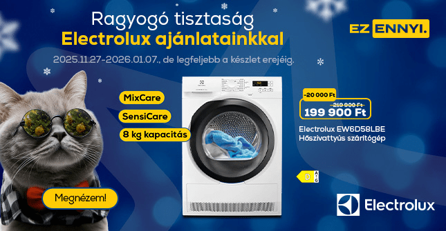 Ragyogó tisztaság Electrolux ajánlatainkkal