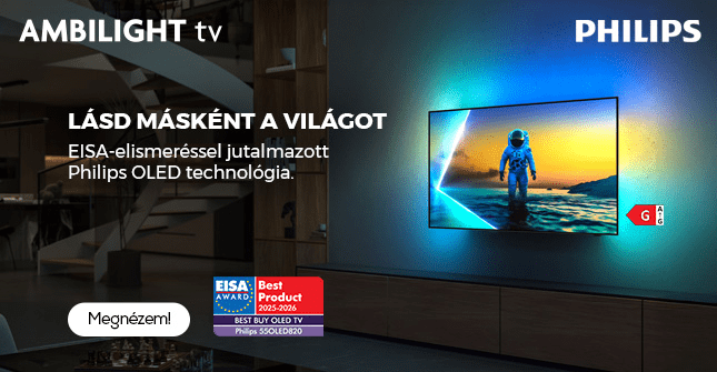 Lásd másként a világot – EISA-elismeréssel jutalmazott Philips OLED technológia.