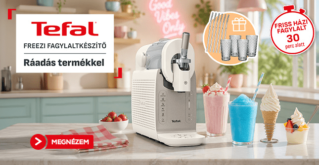 Tefal Freezi fagylaltkészítő ráadás termékkel