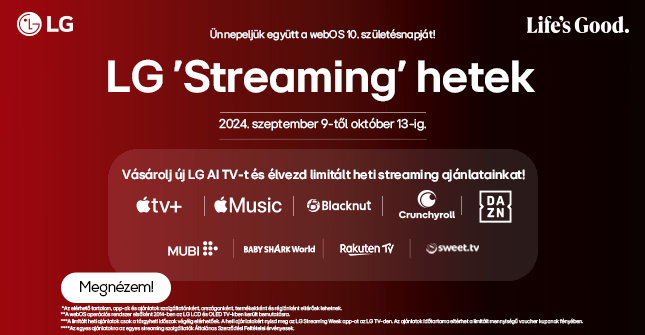 LG Streaming hetek