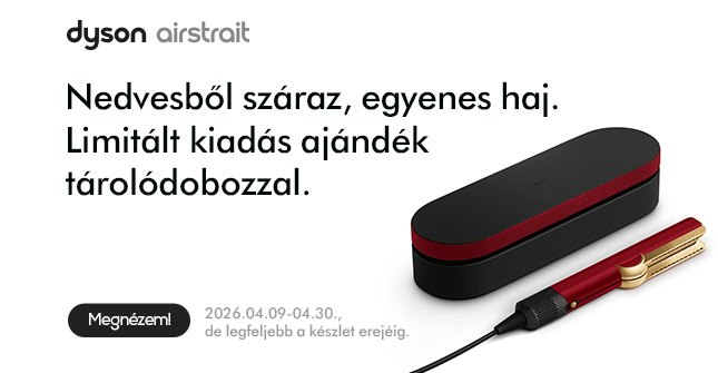 Nedvesből száraz, egyenes haj, Limitált kiadás ajándék tárolódobozzal. Ez ennyi!