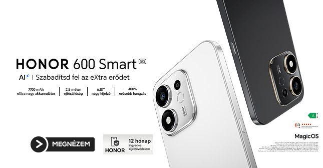 HONOR 600 Smart 5G bevezetés