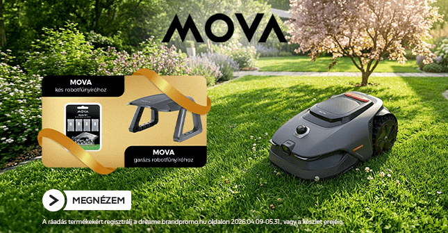 Dreame és Mova robotfűnyírók