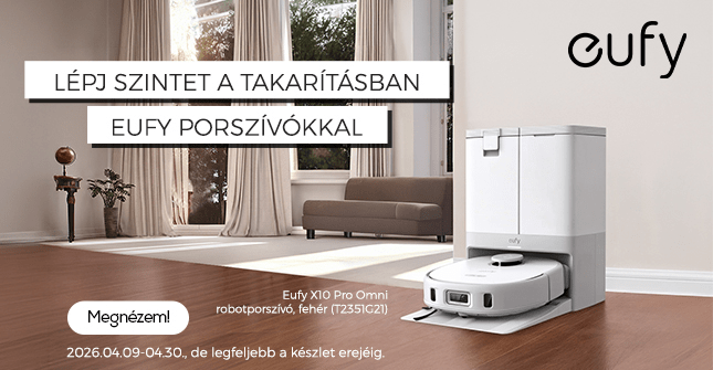 Lépj szintet a takarításban Eufy porszívókkal