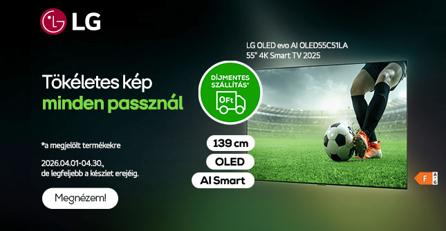 Tökéletes kép minden passznál – LG televíziók