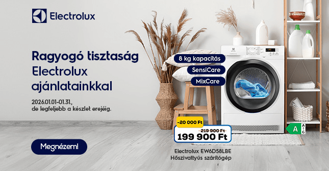 Ragyogó tisztaság Electrolux ajánlatainkkal