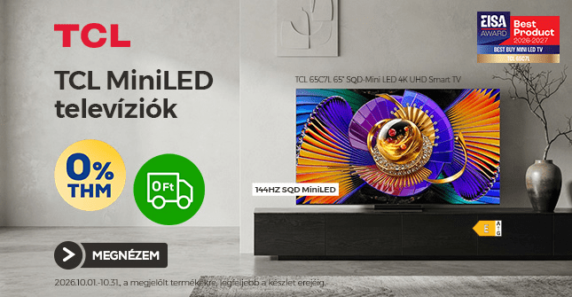 TCL MINILED televíziók