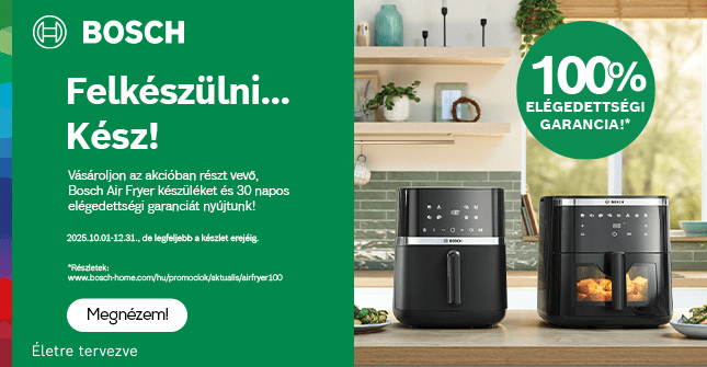 Garantáljuk, hogy beleszeretsz új Airfryeredbe!
