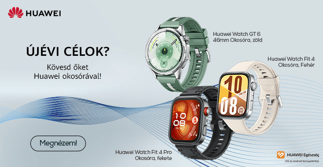 Újévi célok? Kövesd őket Huawei okosórával