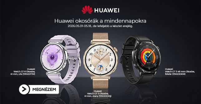 Huawei okosórák a mindennapokra