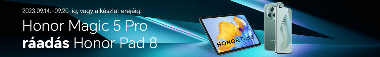 Honor Magic 5 Pro ráadás Honor Pad 8