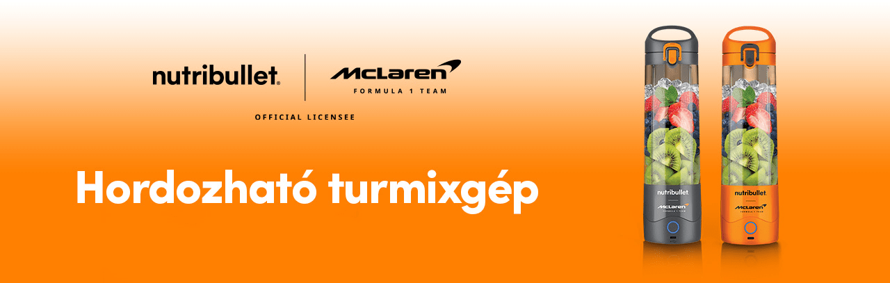 Miért válaszd a Nutribullet x McLaren F1 Team hordozható turmixgépeit?