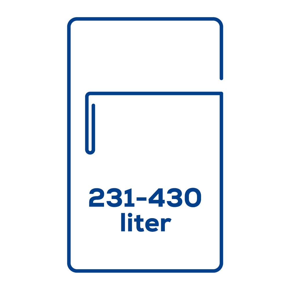 Hűtők 231-430 liter között