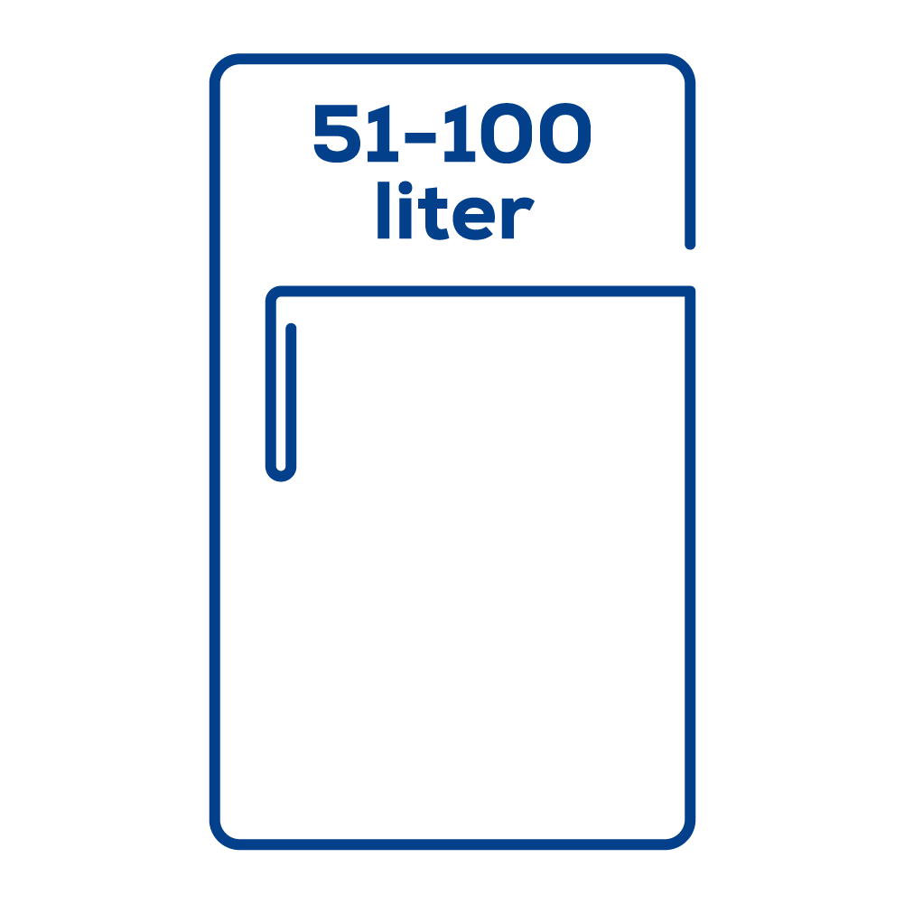Fagyasztók 51-100 liter között