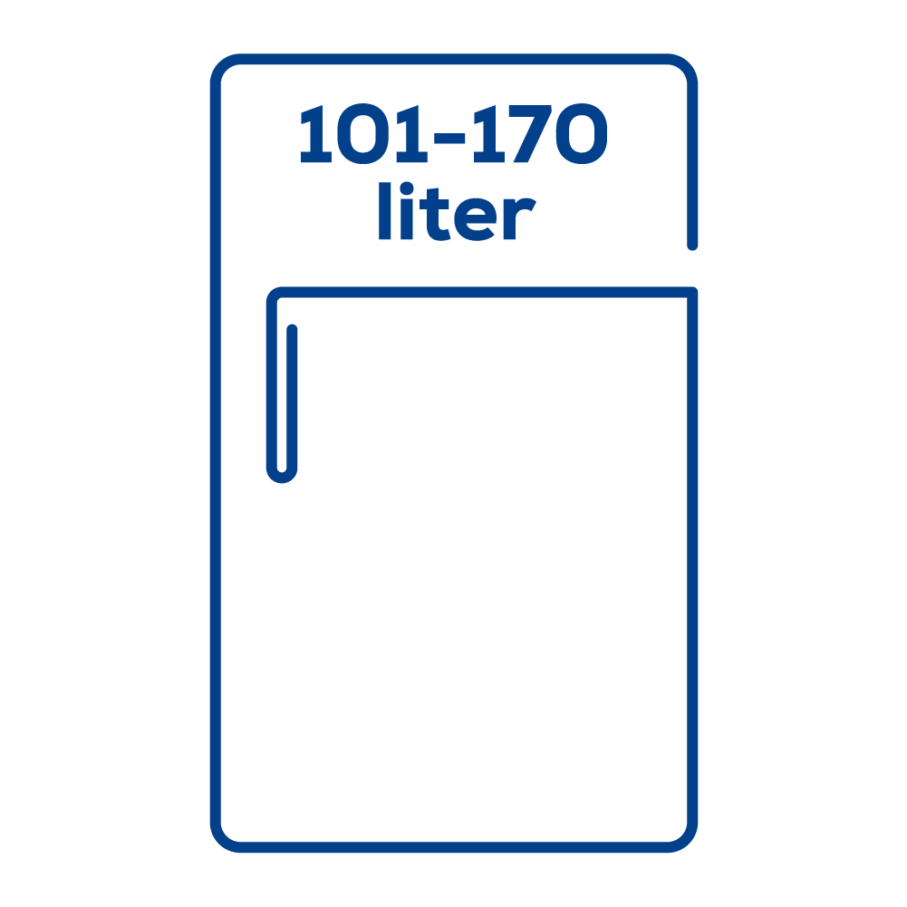 Fagyasztók 101-170 liter között