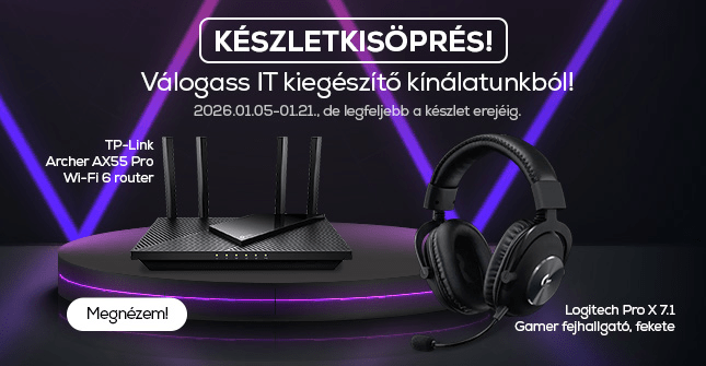 Készletkisöprés! Válogass IT kiegészítő kínálatunkból