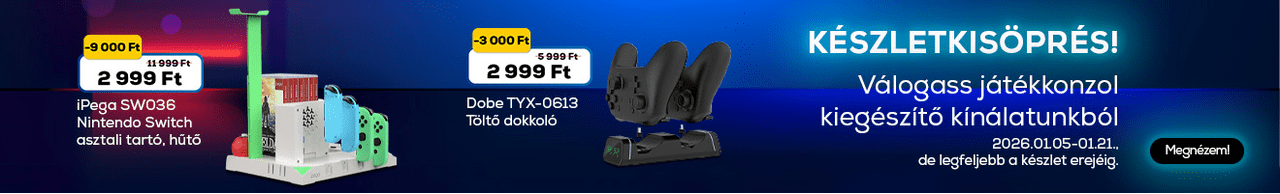 Játékkonzol kiegészítő ajánlatok