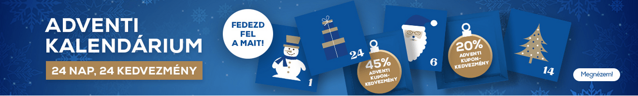Adventi kalendárium-24 nap, 24 kedvezmény
