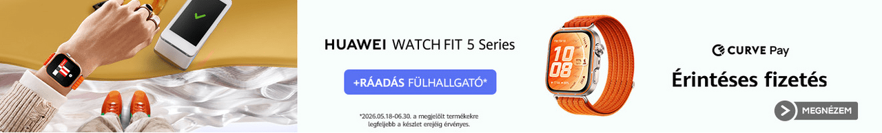 Huawei Watch Fit 5 és 5 Pro ráadás fülhallgatóval