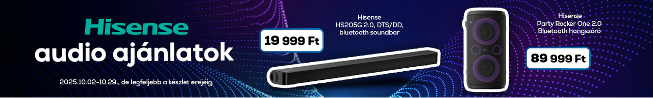 Hisense audio ajánlatok