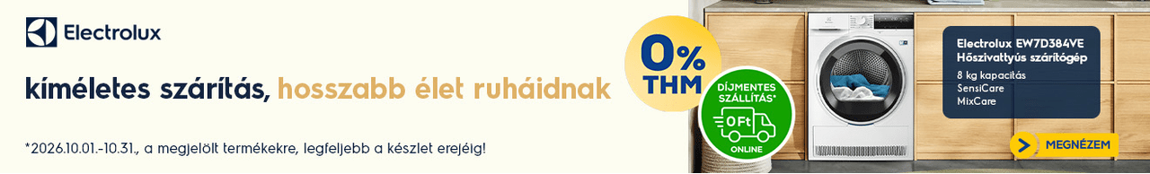 Electrolux mosógépek és szárítógépek