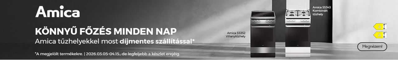 Könnyű főzés minden nap - Amica tűzhelyekkel most díjmentes szállítással*