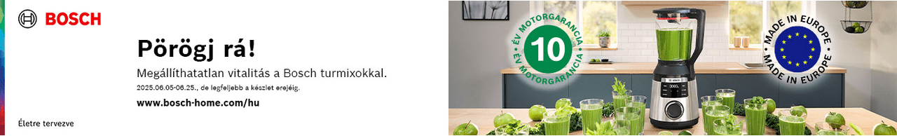 Pörögj rá! Megállíthatatlan vitalitás a Bosch turmixokkal.