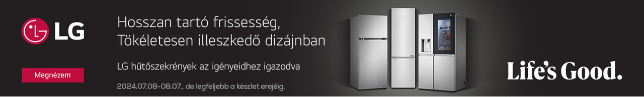 LG hűtőszekrény ajánlatok