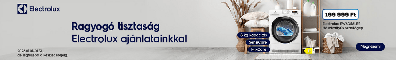 Ragyogó tisztaság Electrolux ajánlatainkkal