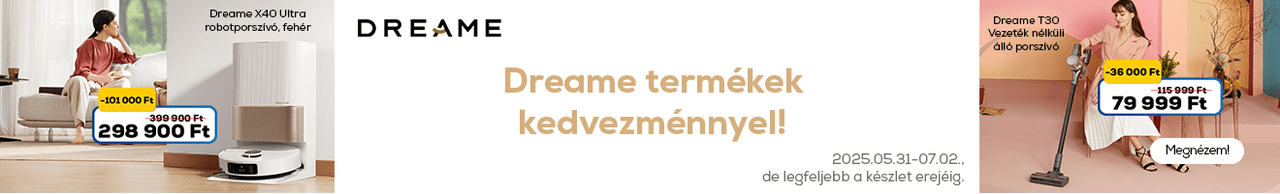 Dreame porszívók kedvezménnyel