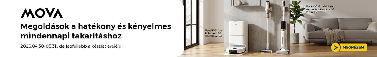 MOVA megoldások a hatékony és kényelmes mindennapi takarításhoz