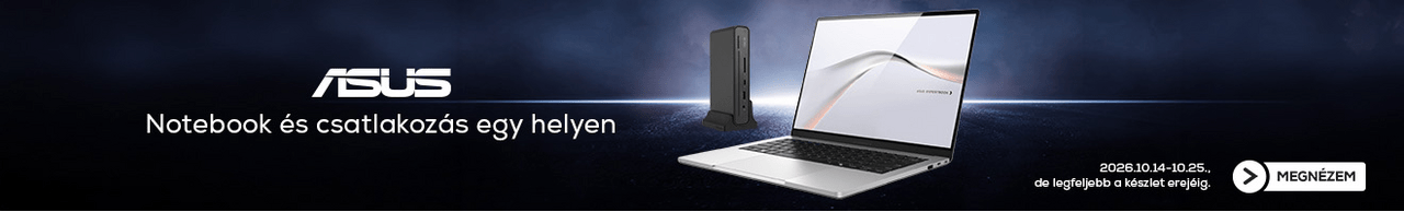 Notebook és csatlakozás egy helyen