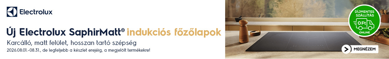 Tökéletes ízek Electrolux ajánlatainkkal. Ez ennyi!