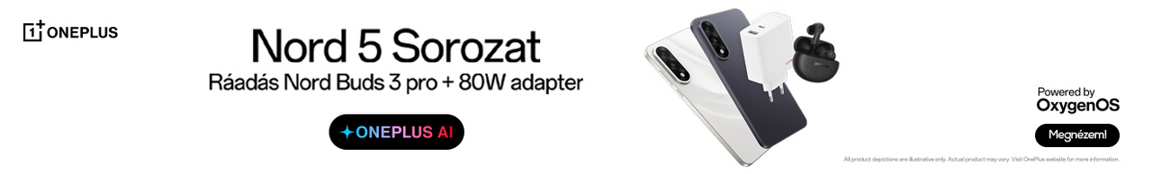 Nord 5 Sorozat Ráadás Nord Buds 3 pro + 80W adapter