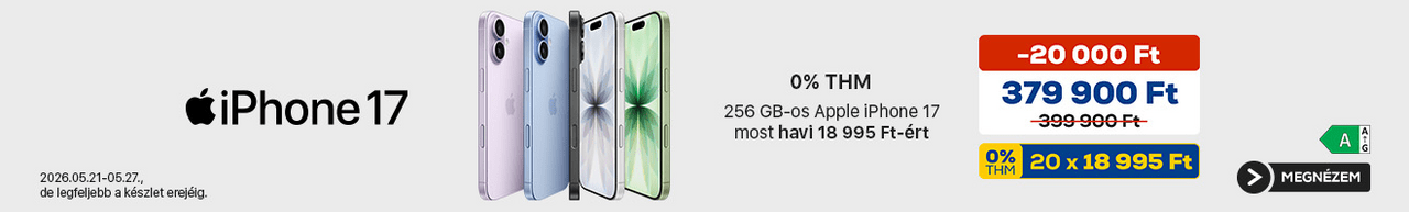 iPhone 17 0 % THM ajánlattal