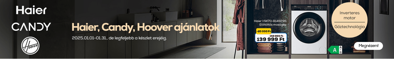 Haier, Candy, Hoover ajánlatok