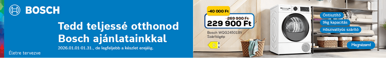 Tedd teljessé otthonod Bosch ajánlatainkkal