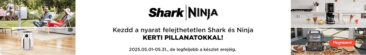 Kezdd a nyarat felejthetetlen Shark és Ninja KERTI PILLANATOKKAL