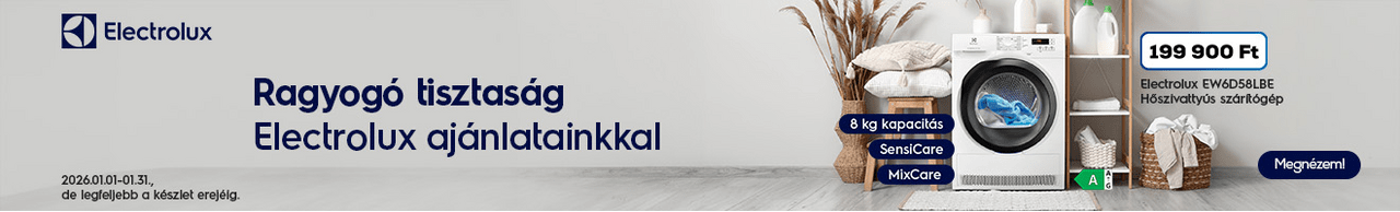 Ragyogó tisztaság Electrolux ajánlatainkkal