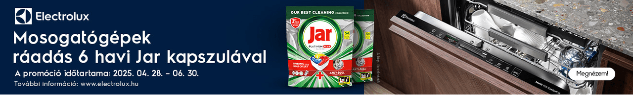 Electrolux mosogatógépek ráadás Jar kapszulával