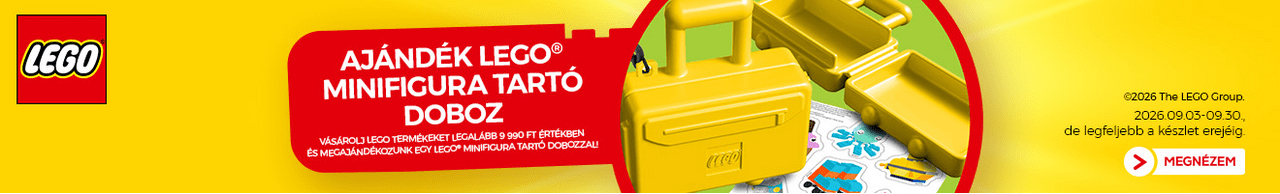 Ajándék LEGO® minifigura tartó doboz
