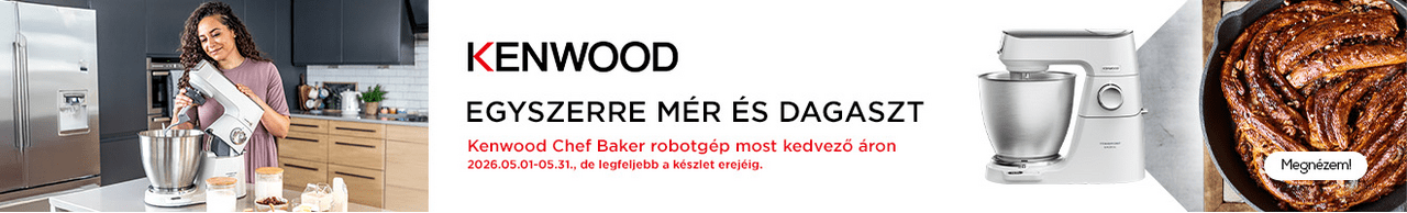 Kenwood egyszerre mér és dagaszt