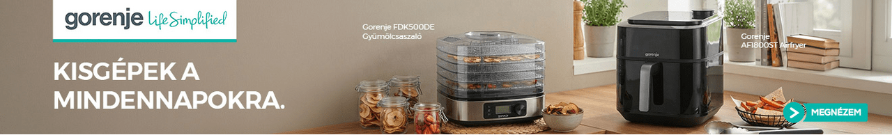 Gorenje kisgépek a mindennapokra
